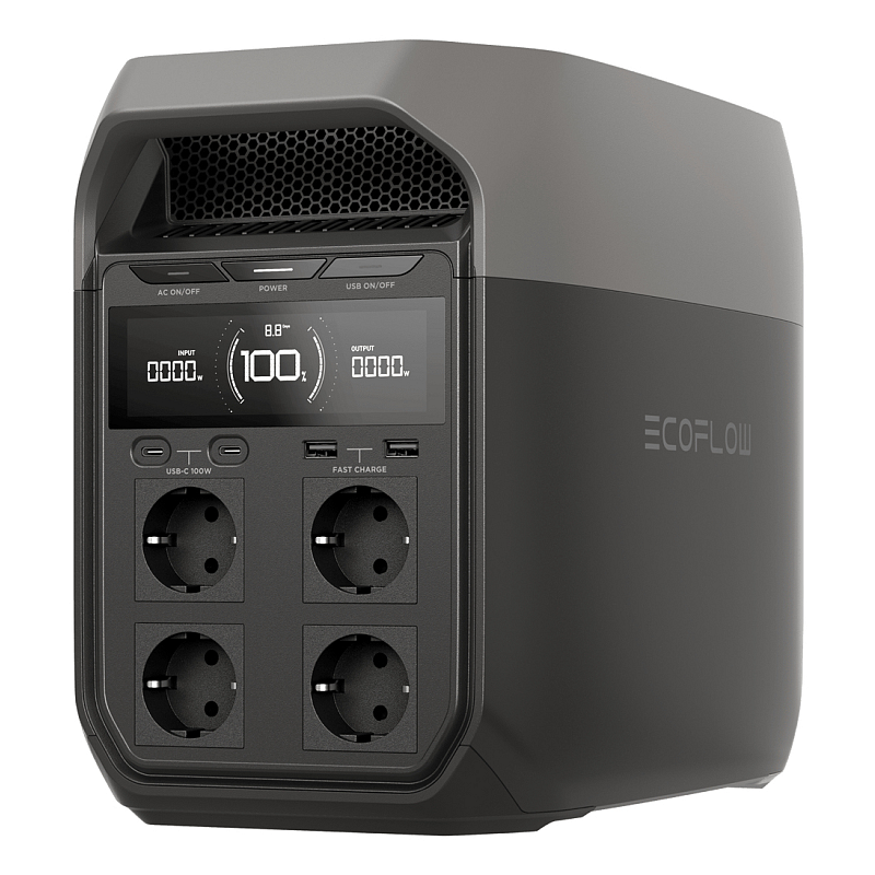EcoFlow DELTA 3 Tragbare Power Station Lithium-Eisen-Phosphat (LiFePO4) 1800 W 12,5 kg