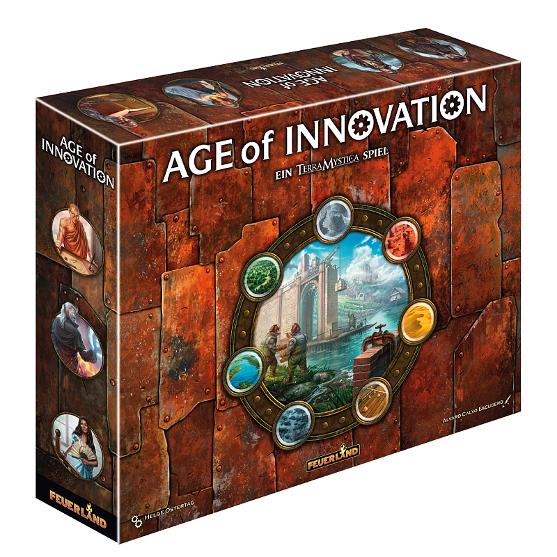 Asmodee Age of Innovation – Ein Terra Mystica Spiel 40 min Brettspiel Strategie