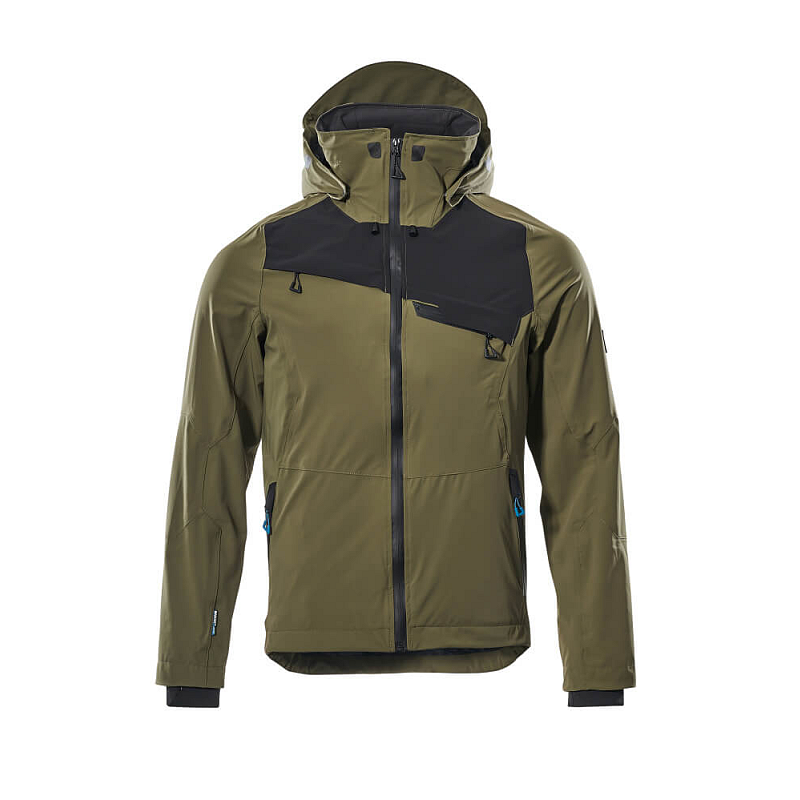 MASCOT 17001-411-3309 Outer Shell Jacket Jacke Schwarz, Grün