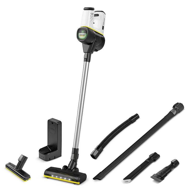 Kärcher VC 6 Cordless ourFamily Car 2-in-1-Stabstaubsauger Akku Trocken HEPA Beutellos 250 W Schwarz, Gelb