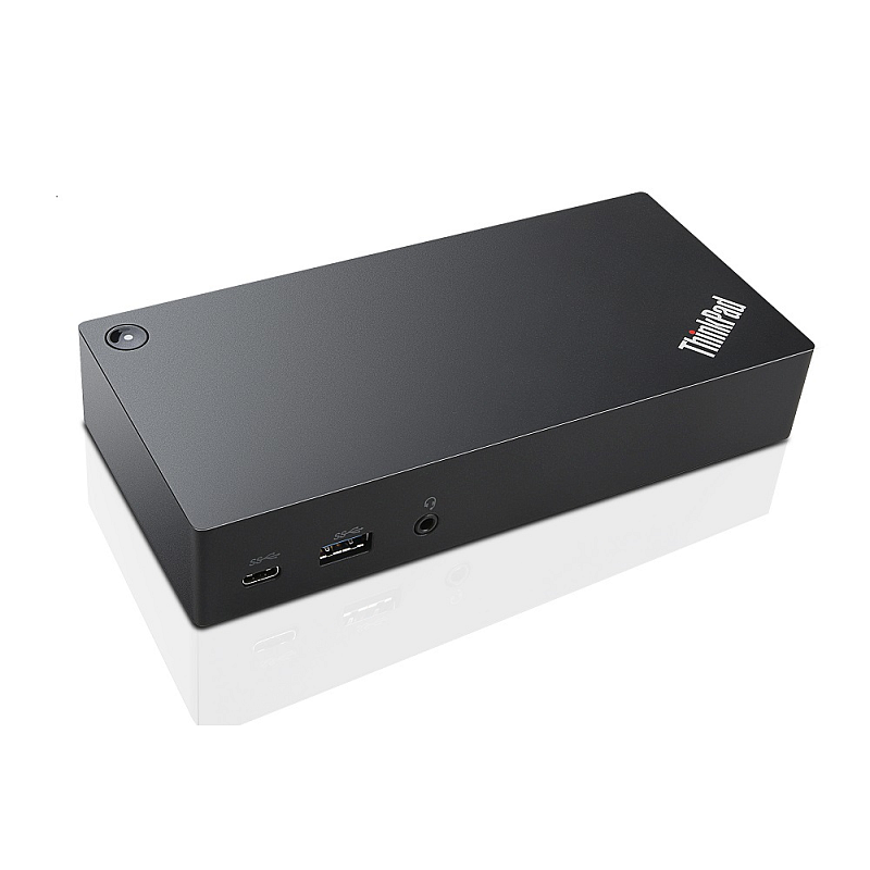Lenovo 40A90090EU laptop-dockingstation & portreplikator Kabelgebunden USB 3.2 Gen 1 (3.1 Gen 1) Type-C Schwarz