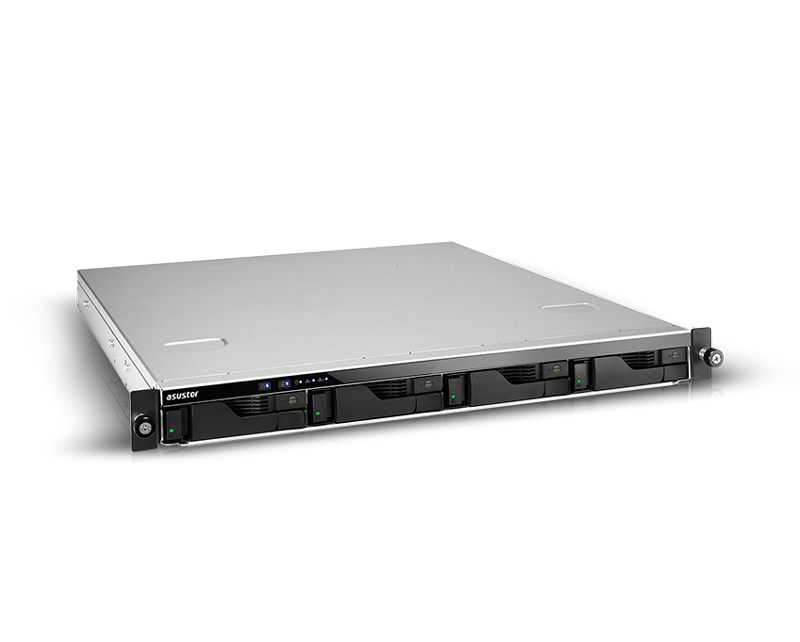 Asustor Lockerstor 4RD NAS Rack (1U) Intel Atom® C3538 8 GB DDR4 Grau