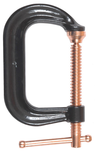 BESSEY CDF408C Schraubzwinge C-Klemme 20,5 cm Schwarz, Bronze