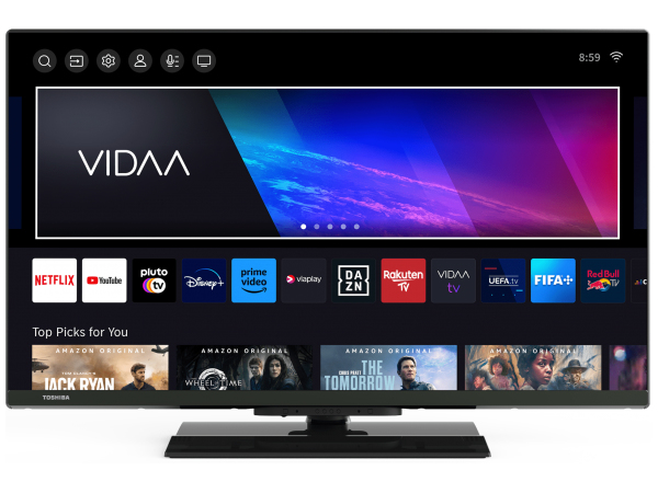 Toshiba 32LV3E63DA Fernseher 81,3 cm (32") Full HD Smart-TV WLAN Schwarz 250 cd/m²