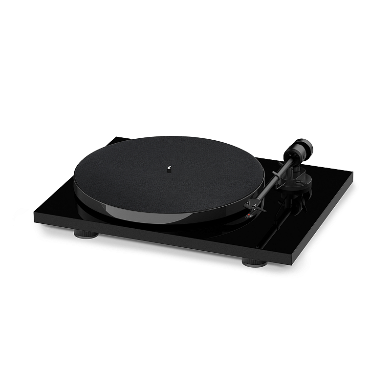 Pro-Ject E1 Phono Audio-Plattenspieler mit Riemenantrieb Schwarz Halbautomatisch