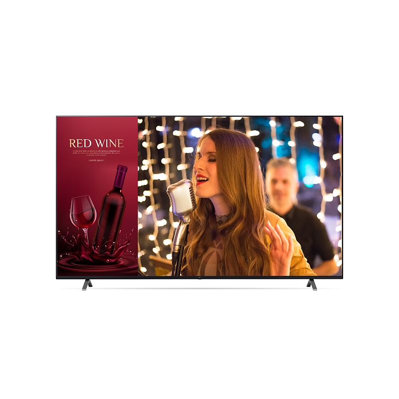 LG 75UN640S Digital Signage Flachbildschirm 190,5 cm (75") LCD WLAN 330 cd/m² 4K Ultra HD Blau WebOS