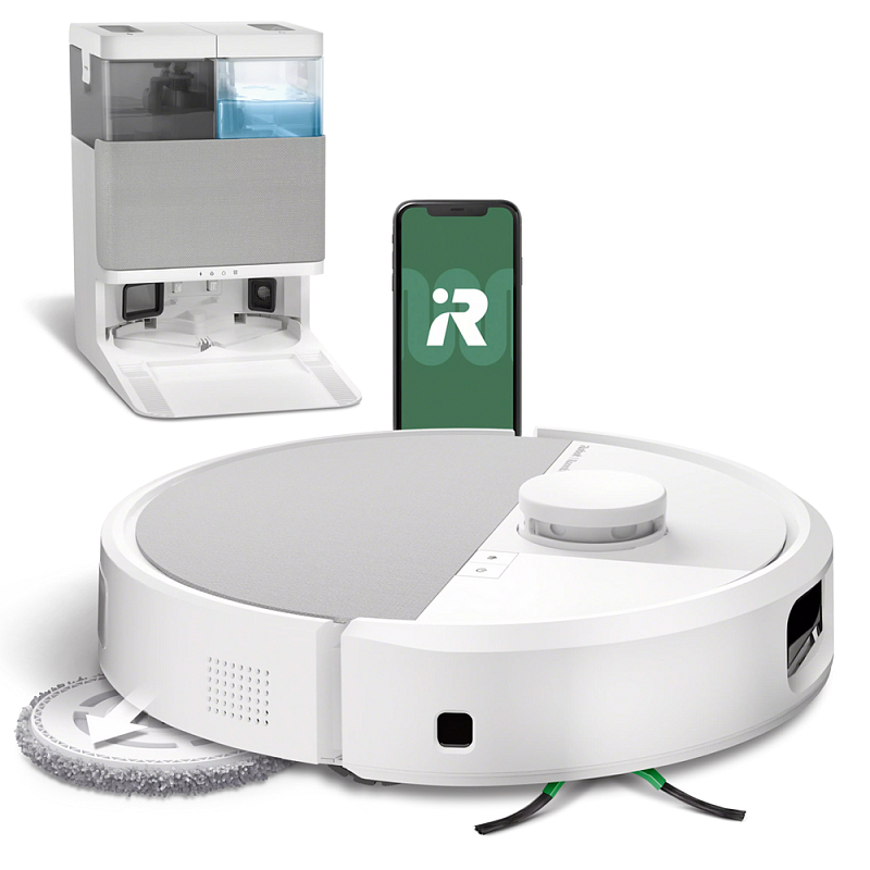 iRobot Roomba Plus 505 Combo Robot + AutoWash Dock Weiß