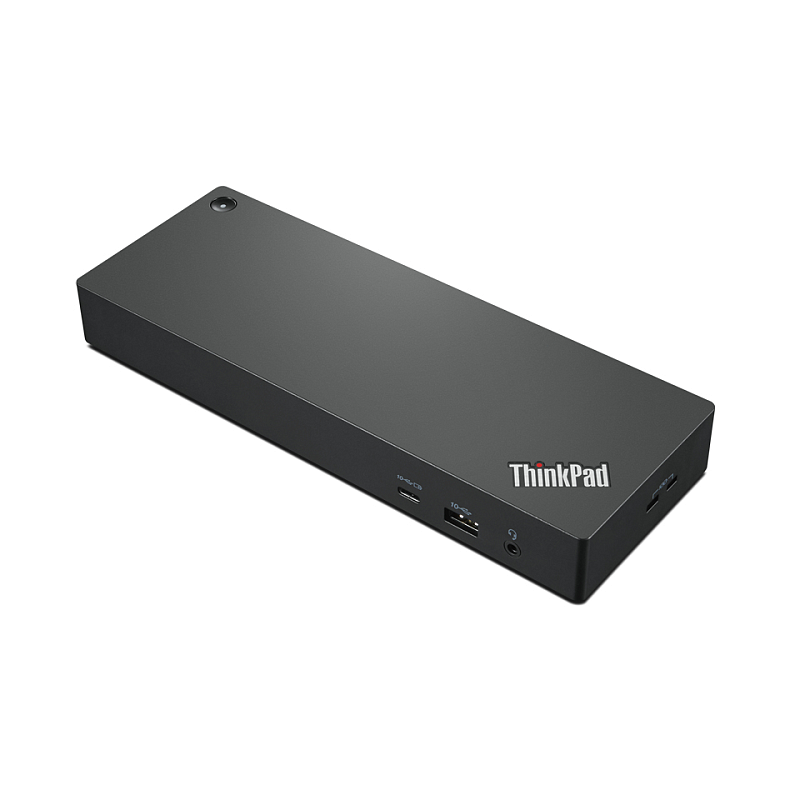 Lenovo 40B00300DK laptop-dockingstation & portreplikator Kabelgebunden Thunderbolt 4 Schwarz, Rot