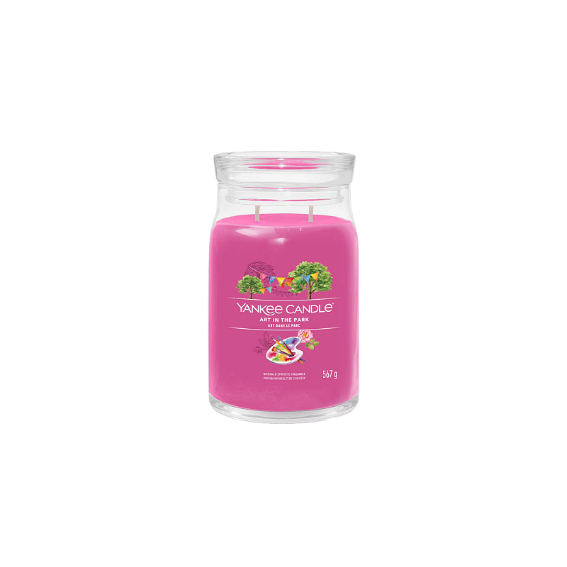 Yankee Candle Art In The Park Wachskerze Zylinder Blumig Pink 1 Stück(e)