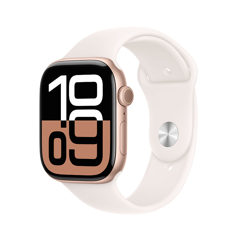 Apple Watch Series 10 OLED 46 mm Digital 416 x 496 Pixel Touchscreen Roségold WLAN GPS