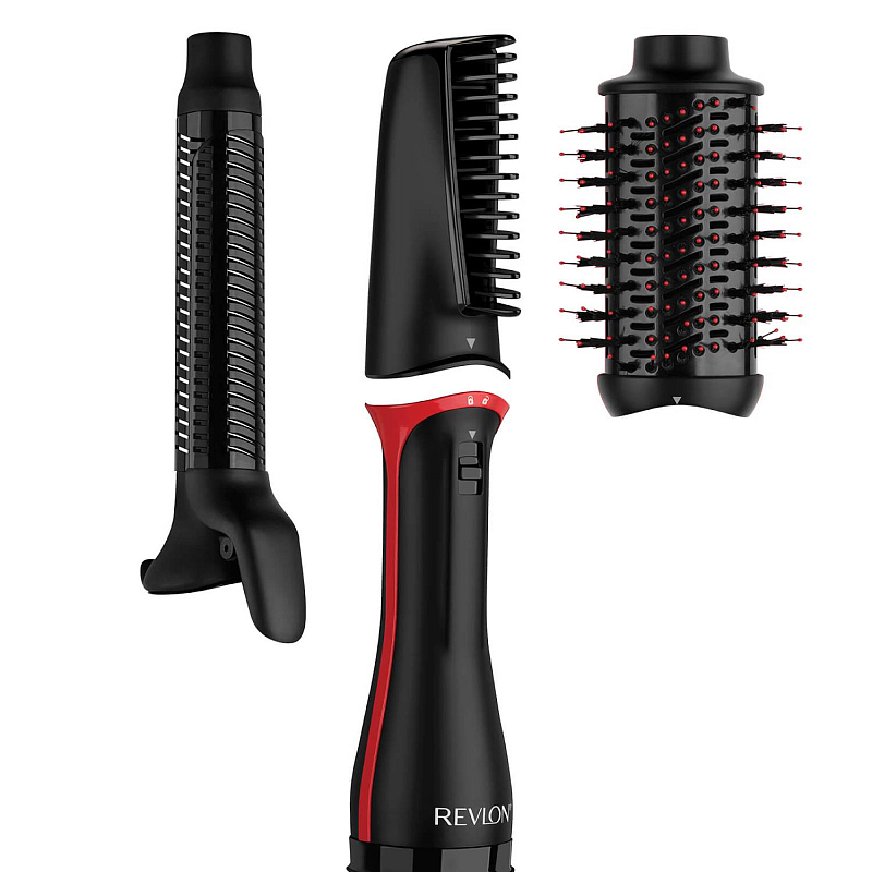 Revlon RVDR5333E Haarstyling-Gerät Multistyler Warm Schwarz, Rot 1100 W 2,5 m