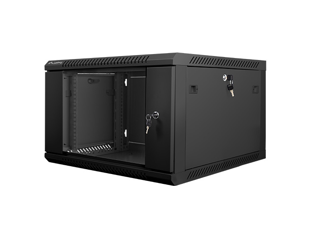 Lanberg WF01-6606-10B Rack 6U Wandmontiertes Regal Schwarz