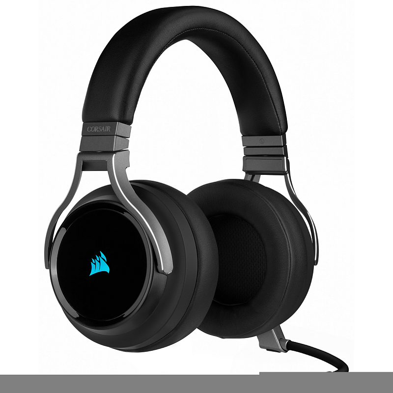 Corsair Virtuoso RGB Kopfhörer Verkabelt & Kabellos Kopfband Gaming USB Typ-A Karbon