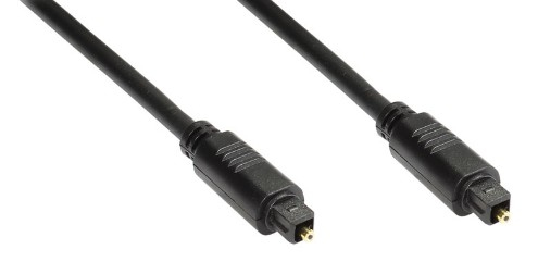 Alcasa 1.5m, Toslink InfiniBand/Glasfaserkabel 1,5 m Schwarz