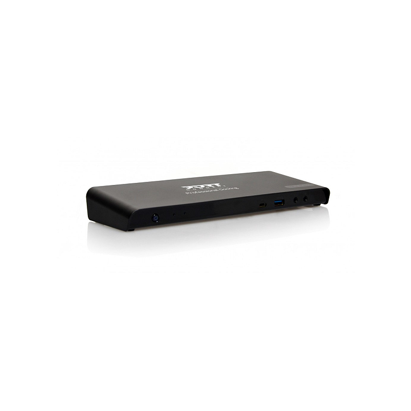 Port Designs 901904-UK laptop-dockingstation & portreplikator USB 3.2 Gen 1 (3.1 Gen 1) Type-C Schwarz