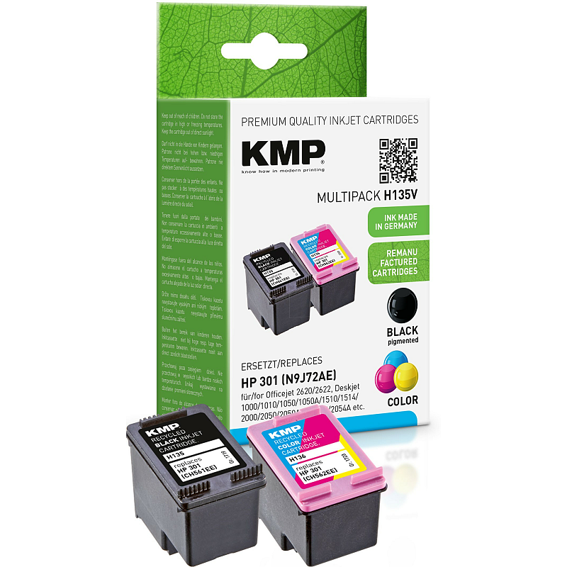 KMP H135V Druckerpatrone Schwarz, Cyan, Magenta, Gelb
