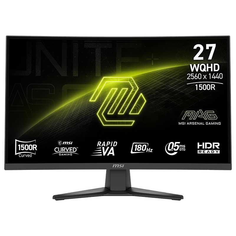 MSI MAG 275CQFDE E18 Computerbildschirm 68,6 cm (27") 2560 x 1440 Pixel Wide Quad HD Schwarz