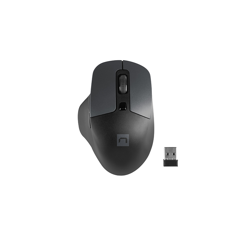 NATEC BlackBird 2 Maus Büro Beidhändig RF Wireless IR LED 1600 DPI