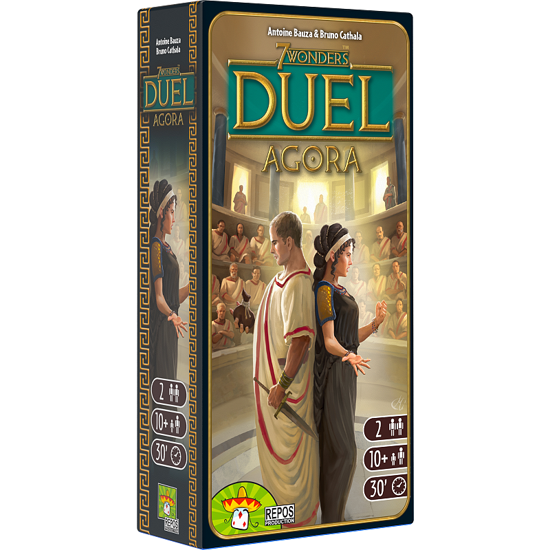Repos Production 7 Wonders Duel Agora Brettspiel Krieg