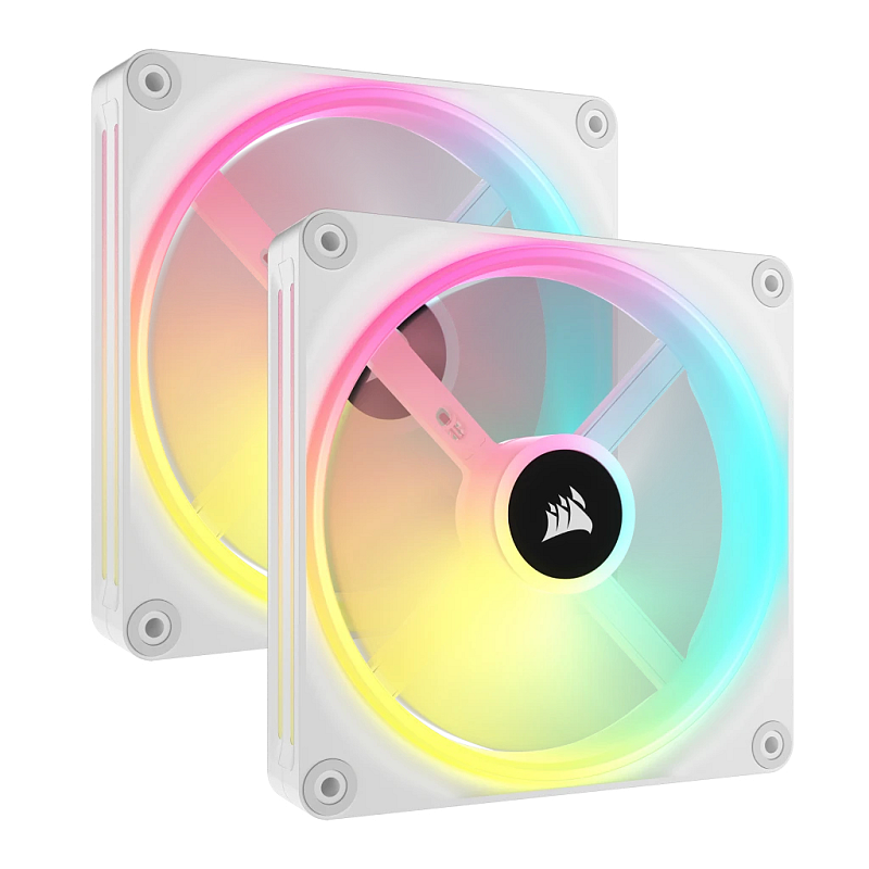 Corsair iCUE LINK QX140 RGB Computergehäuse Ventilator 14 cm Weiß 2 Stück(e)