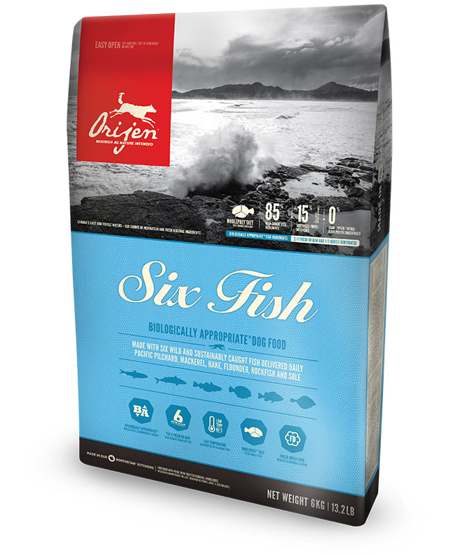 Orijen Six Fish 11,4 kg Adult Fisch