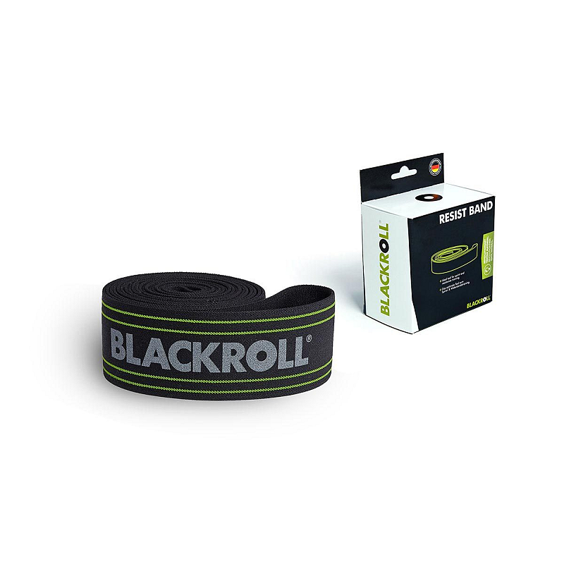 Blackroll Resist Band Übungsband Sehr schwer Textil Schwarz