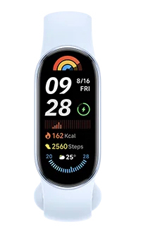 Xiaomi Smart Band 9 AMOLED Aktivitäts-Trackerarmband 4,11 cm (1.62") Blau