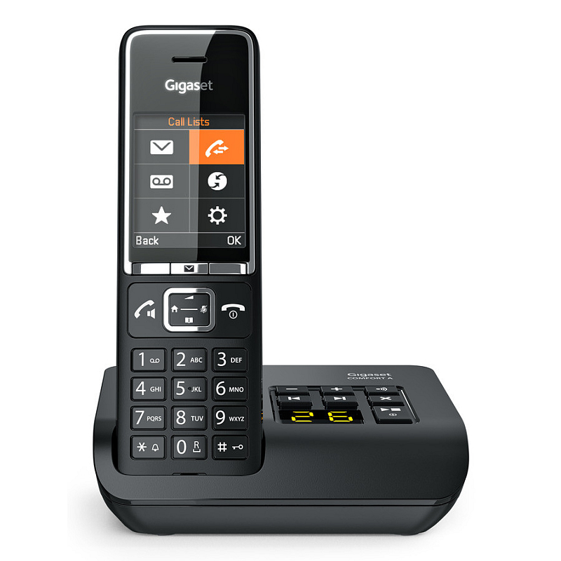 Gigaset COMFORT 550A Analoges Telefon Anrufer-Identifikation Schwarz