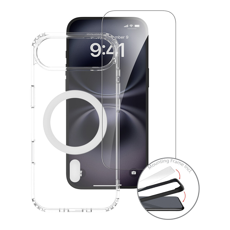 4smarts 541557 Handy-Schutzhülle 16,8 cm (6.6") Rand Transparent, Weiß