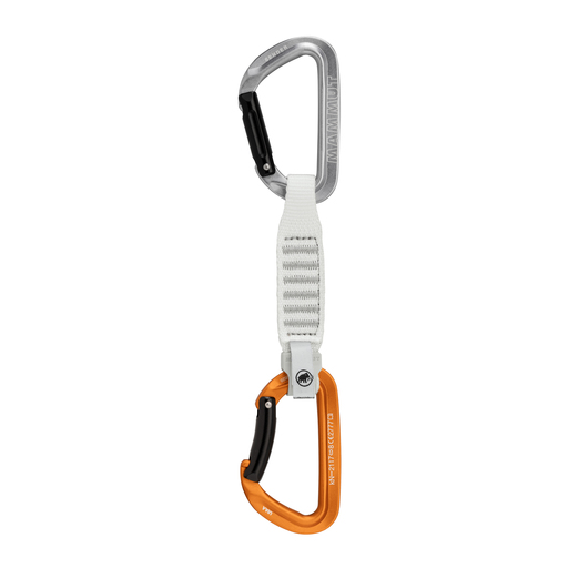 Mammut 2040-02701-33272-74 Karabinerhaken zum Klettern Verschlusskarabiner D-förmig Aluminium Grau, Orange 1 Stück(e)