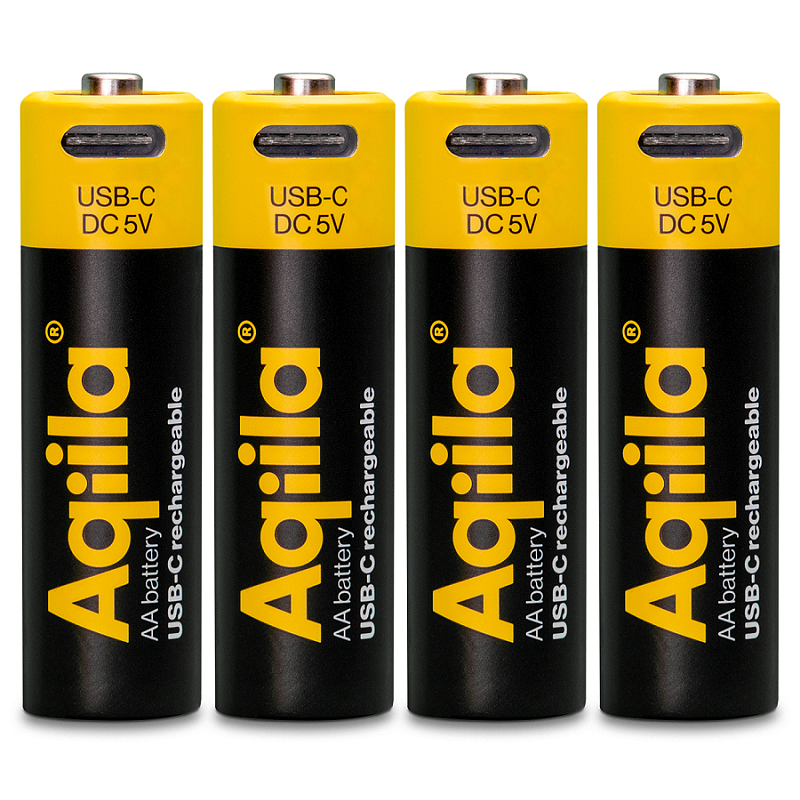 Aqiila 406093 Haushaltsbatterie Wiederaufladbarer Akku AA Lithium-Ion (Li-Ion)