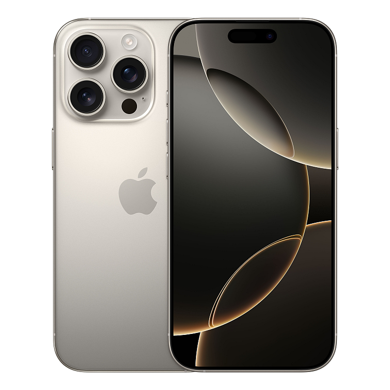 Apple iPhone 16 Pro 16 cm (6.3") Dual-SIM iOS 18 5G USB Typ-C 128 GB Titan