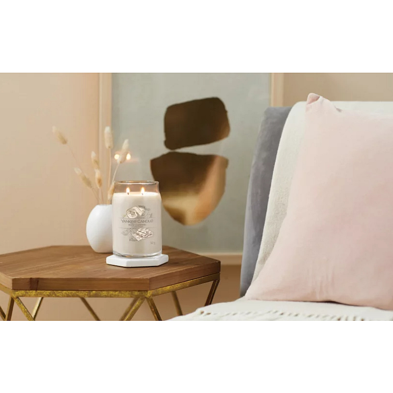 Yankee Candle 1701379E Wachskerze Zylinder Patschuli, Sandelholz Beige 1 Stück(e)