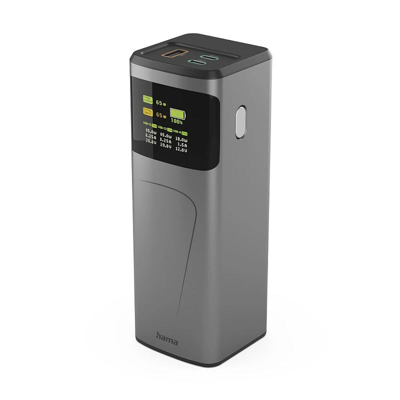 Hama High Power Lithium-Ion (Li-Ion) 20000 mAh Grau