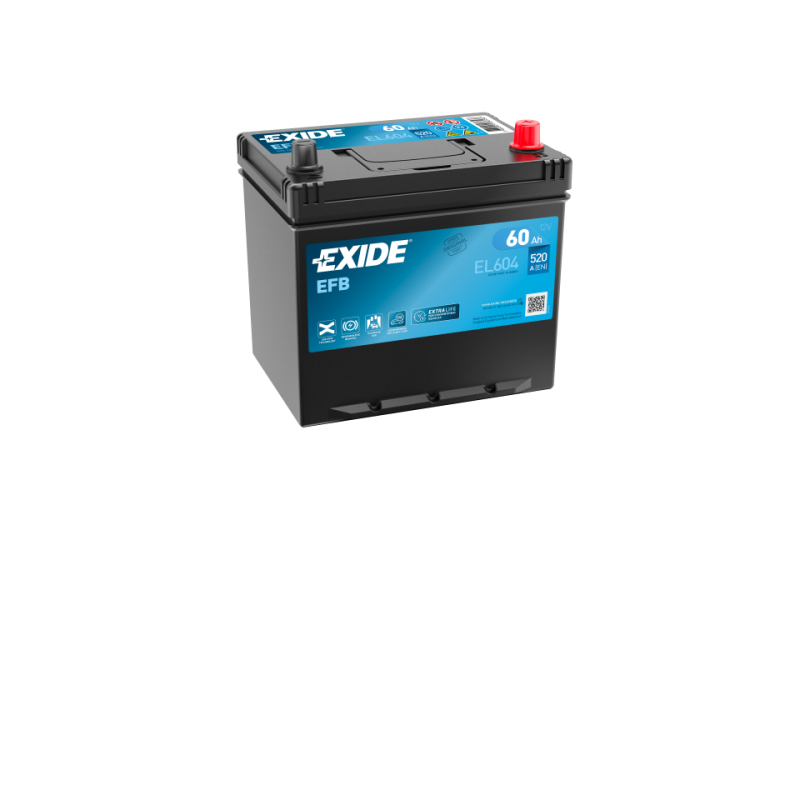 Exide EFB EL604 Fahrzeugbatterie EFB (Enhanced Flooded Battery) 60 Ah 12 V 520 A Auto