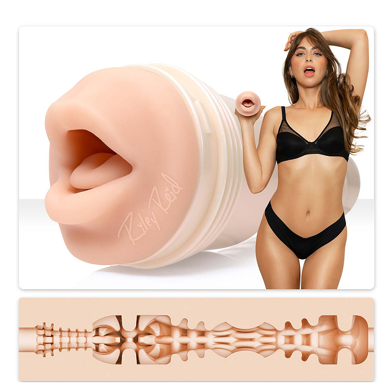 Fleshlight Riley Reid Natürlich/Natur, Weiß
