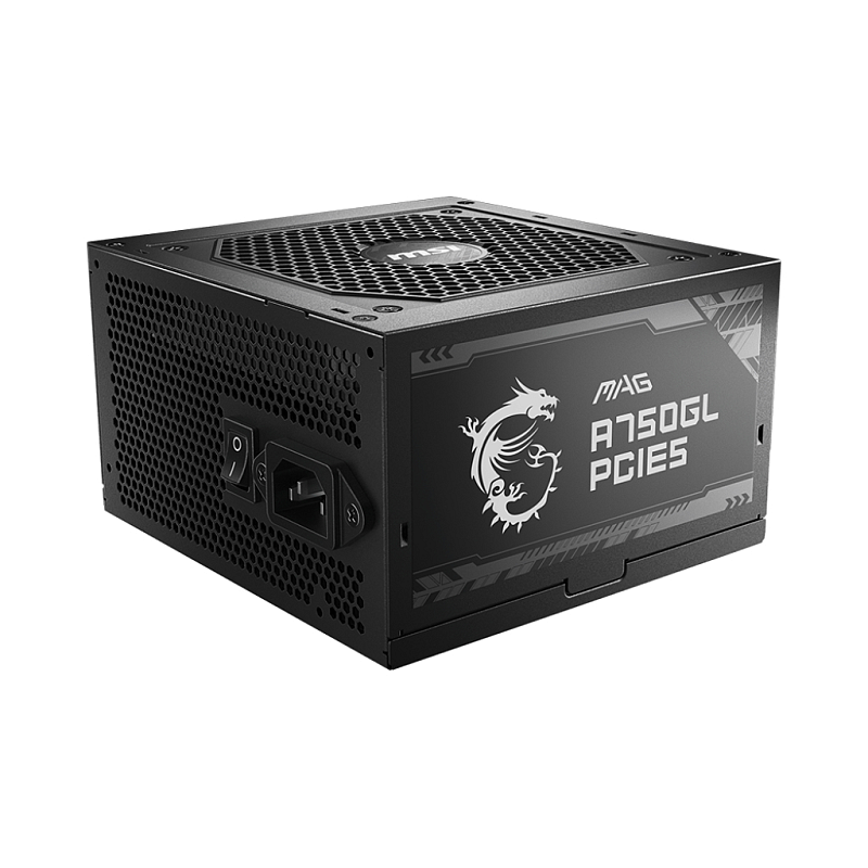 MSI MAG A750GL PCIE5 Netzteil 750 W 20+4 pin ATX ATX Schwarz