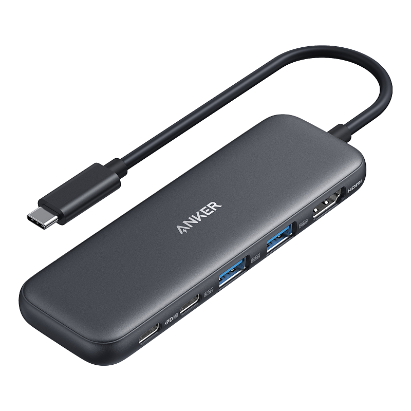 Anker 332 USB Typ-C 5000 Mbit/s Grau