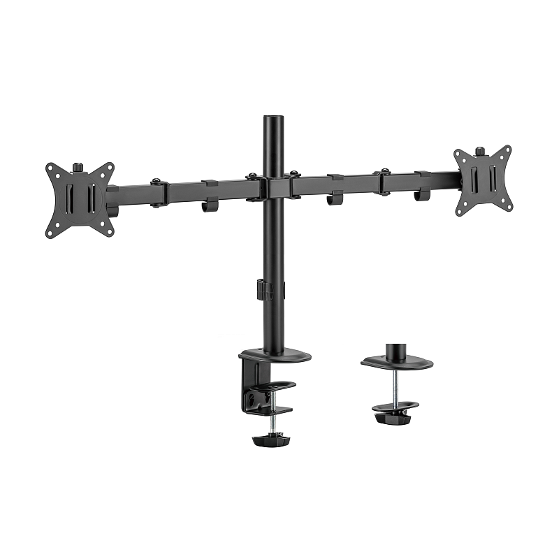 Equip 17"-32" Gelenk-Dual-Monitor-Tischhalterung