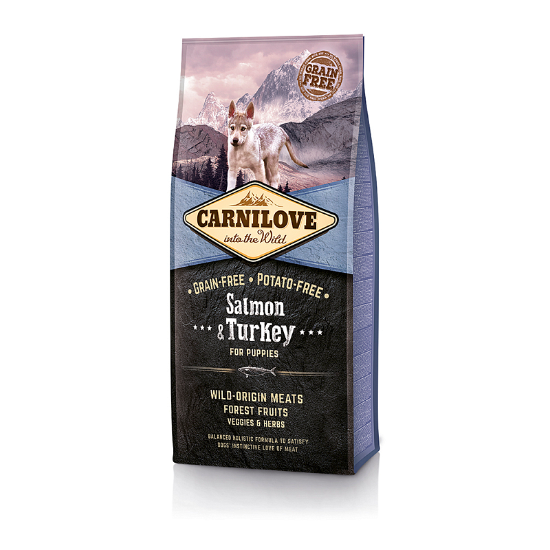 CARNILOVE 508839 1,5 kg Welpe Lachs, Truthahn