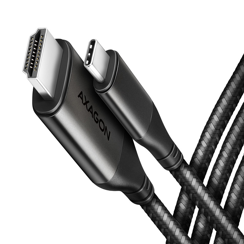 Axagon RVC-HI2MC USB-C -> HDMI 2.0a Kabel 1.8m, 4K/60Hz HDR10