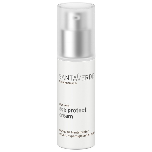 Santaverde Age protect cream Tagescreme Decollete, Gesicht, Hals/Nacken 30 ml