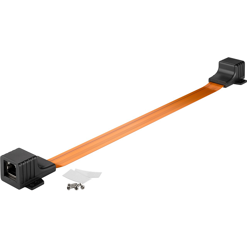 Goobay 71411 Netzwerkkabel Transparent 0,25 m