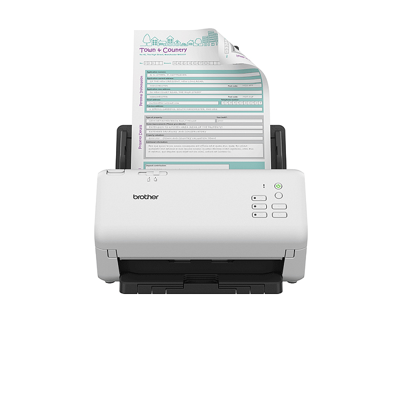 Brother ADS-4300N Scanner ADF-Scanner 600 x 600 DPI A4 Schwarz, Weiß