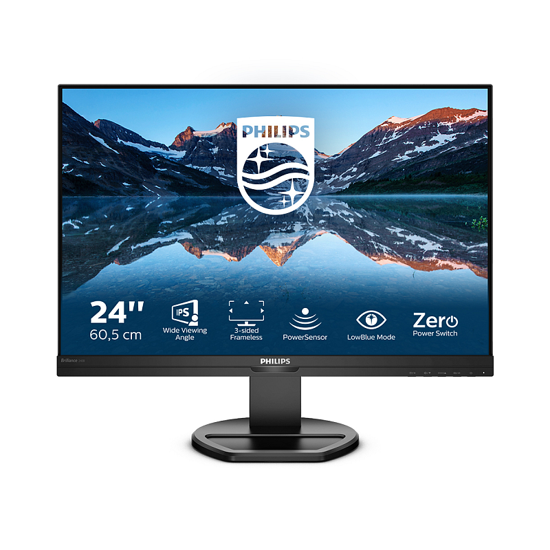 Philips B Line 240B9/00 Computerbildschirm 61,2 cm (24.1") 1920 x 1200 Pixel WUXGA LED Schwarz