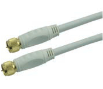 Schwaiger KVCHQ30 532 Koaxialkabel 3 m F Weiß