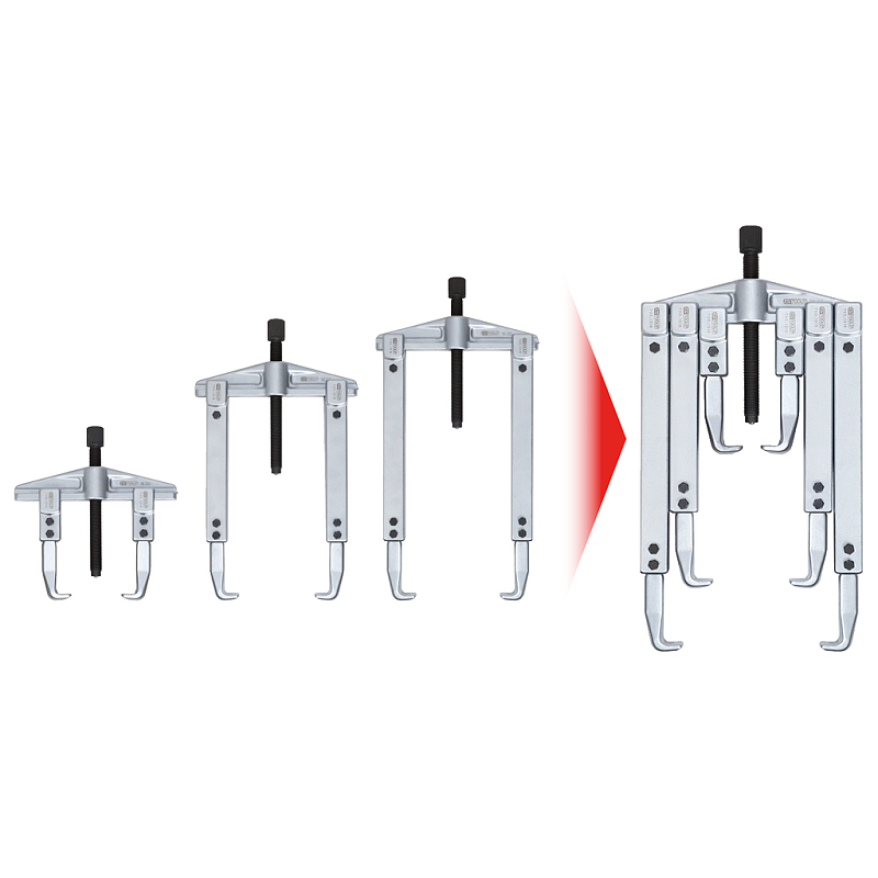 KS Tools 700.1320 Rollenabzieher Abzieher mit Gleitbacken