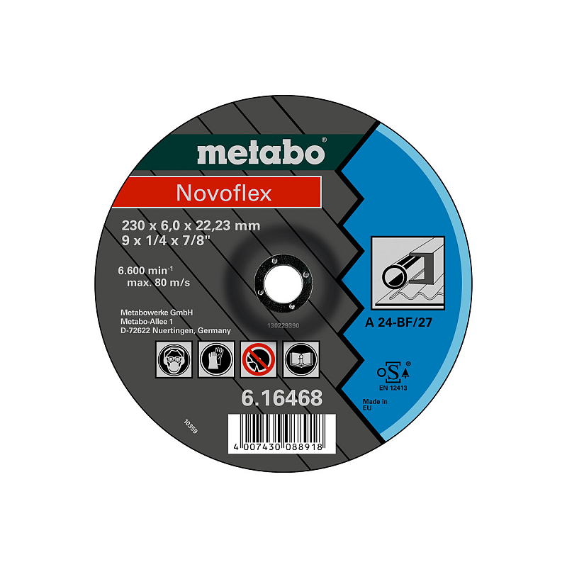 Metabo 616468000 Rotierendes Schleifwerkzeug Zubehör Stahl Schleifscheibe