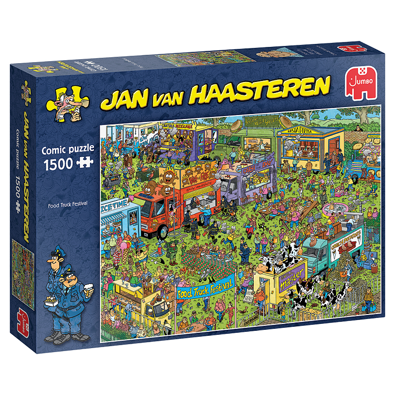 Jan van Haasteren - Food Truck Festival - 1500 Teile