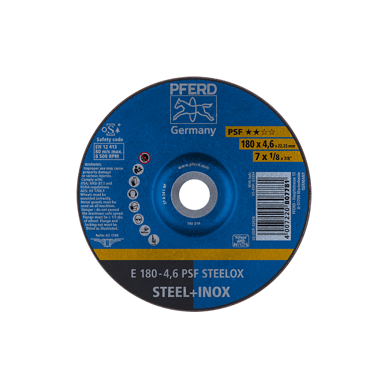 PFERD E 180-4,6 PSF STEELOX Rotierendes Schleifwerkzeug Zubehör Metall